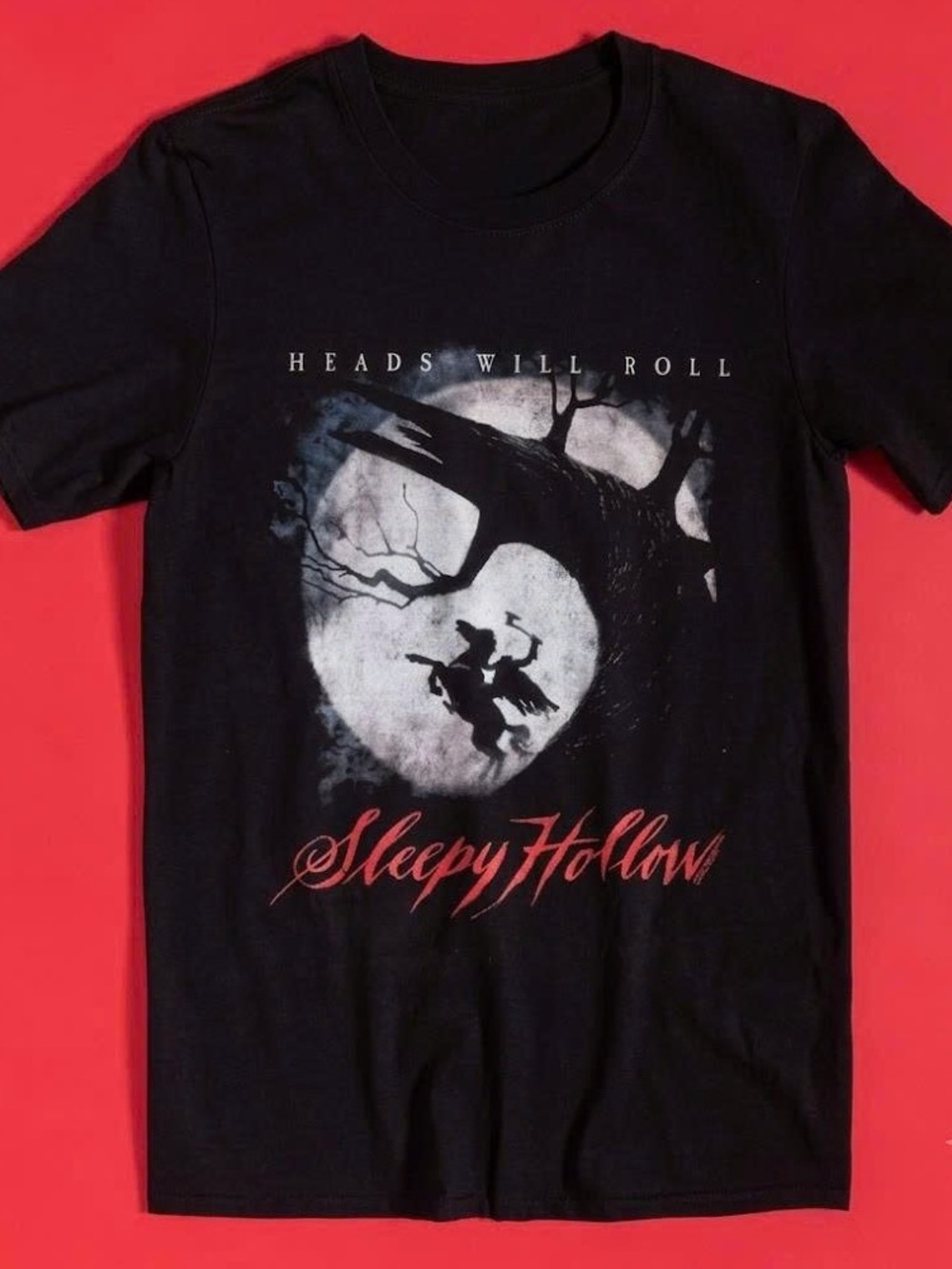 Sleepy Hollow Graphic Short Sleeve Tee - Black